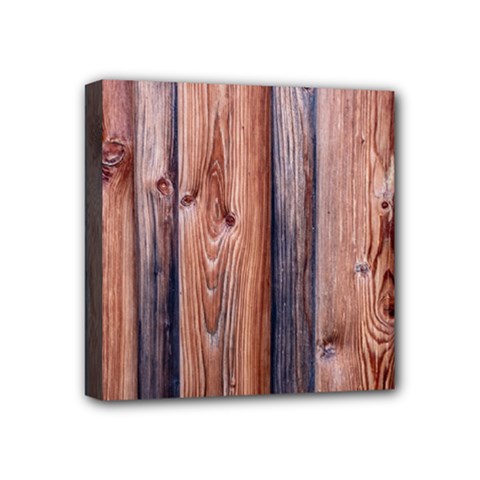 Wood Boards Wooden Wall Wall Boards Mini Canvas 4  X 4  (stretched) by Simbadda