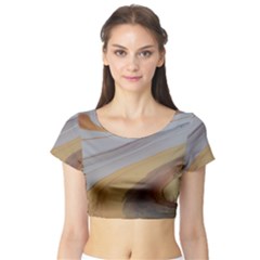 Mystic Short Sleeve Crop Top by WILLBIRDWELL