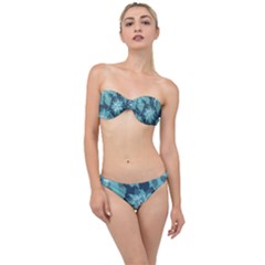 Graphic Design Wallpaper Abstract Classic Bandeau Bikini Set by Simbadda