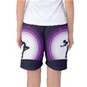 Woman Moon Fantasy Composing Night Women s Basketball Shorts View2