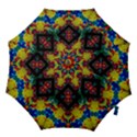 Kaleidoscope Art Pattern Ornament Hook Handle Umbrellas (Small) View1