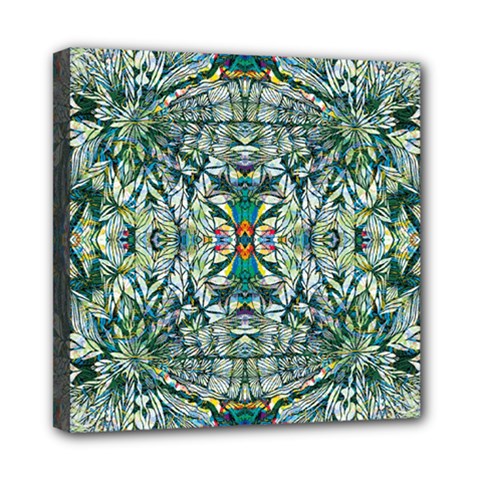 Pattern Design Pattern Geometry Mini Canvas 8  X 8  (stretched) by Celenk