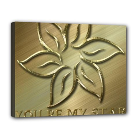You Are My Star Canvas 14  X 11  (stretched) by NSGLOBALDESIGNS2