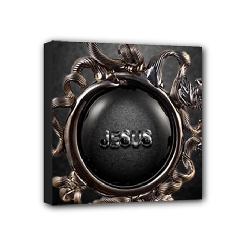 Jesus Mini Canvas 4  X 4  (stretched) by NSGLOBALDESIGNS2