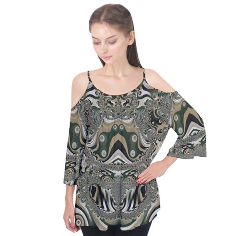 Fractal Art Artwork Design Flutter Tees by Simbadda