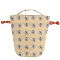 Pop Art  Bee Pattern Drawstring Bucket Bag View2