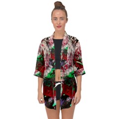 Dedelion Open Front Chiffon Kimono by bestdesignintheworld