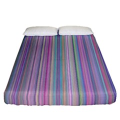 Broken Tv Screen Fitted Sheet (queen Size) by dressshop
