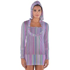 Broken Tv Screen Long Sleeve Hooded T-shirt by dressshop