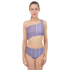 Broken Tv Screen Spliced Up Two Piece Swimsuit by dressshop