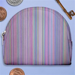 Broken Tv Screen Horseshoe Style Canvas Pouch by dressshop