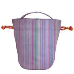 Broken Tv Screen Drawstring Bucket Bag by dressshop
