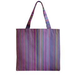Broken Tv Screen Zipper Grocery Tote Bag by dressshop