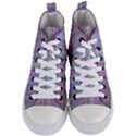 Broken Tv Screen Women s Mid-Top Canvas Sneakers View1