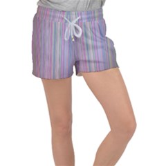 Broken Tv Screen Women s Velour Lounge Shorts by dressshop