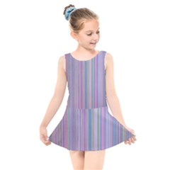 Broken Tv Screen Kids  Skater Dress Swimsuit by dressshop
