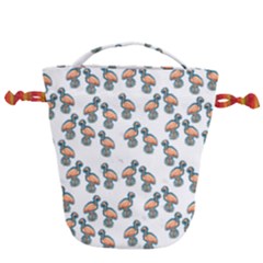 Flaming Gogo Drawstring Bucket Bag by ArtByAng