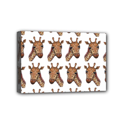Giraffe Mini Canvas 6  X 4  (stretched) by ArtByAng