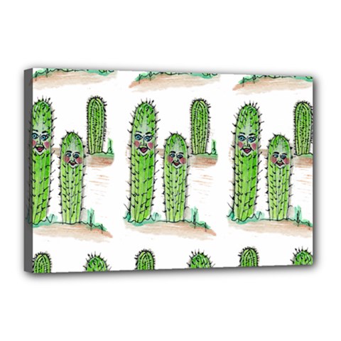 Prickle Plants2 Canvas 18  X 12  (stretched) by ArtByAng
