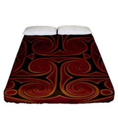 Beautiful Art Pattern Fitted Sheet (queen Size) by Nexatart