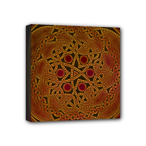Beautiful Art Pattern Mini Canvas 4  X 4  (stretched) by Nexatart
