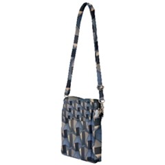 3d Pattern Texture Form Background Multi Function Travel Bag by Nexatart