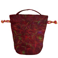 Abstract Pattern Color Shape Drawstring Bucket Bag by Nexatart