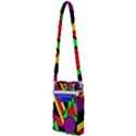 Background Color Art Pattern Form Multi Function Travel Bag View2