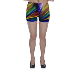 Graffiti Painting Pattern Abstract Skinny Shorts by Nexatart