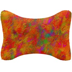 Abstract Pattern Art Canvas Seat Head Rest Cushion by Nexatart