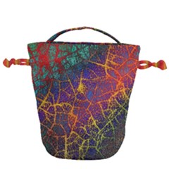 Background Desktop Pattern Abstract Drawstring Bucket Bag by Nexatart