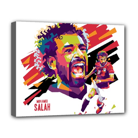 Mo Salah The Egyptian King Deluxe Canvas 20  X 16  (stretched) by 2809604