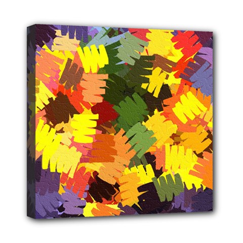 Mural Murals Graffiti Texture Mini Canvas 8  X 8  (stretched) by Sapixe