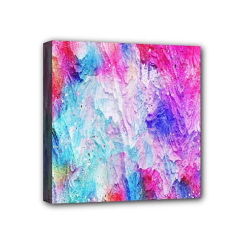 Background Art Abstract Watercolor Mini Canvas 4  X 4  (stretched) by Sapixe