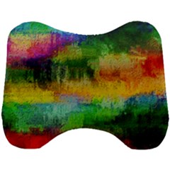 Pattern Texture Background Color Head Support Cushion by Sapixe