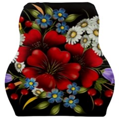 Flower Decoration Bouquet Of Flowers Car Seat Velour Cushion  by Sapixe