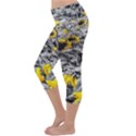 Sunflower Field Girasol Sunflower Lightweight Velour Capri Yoga Leggings View2