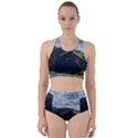 Panoramic Nature Mountain Water Racer Back Bikini Set View1