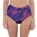 Meteor Shower 1 Reversible High-Waist Bikini Bottoms View1