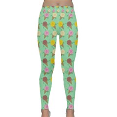 Roses Are Neapolitan Ice Cream Classic Yoga Leggings by emilyzragz