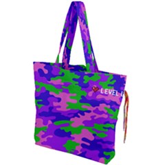 The Colors Of Gamers Drawstring Tote Bag by JessisArt