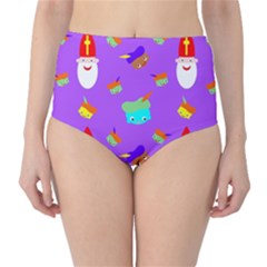 Saint Nicholas Saint Nicholas Classic High-waist Bikini Bottoms by Sapixe