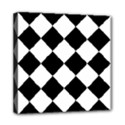 Grid Domino Bank And Black Mini Canvas 8  x 8  (Stretched) View1
