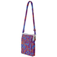 Squares Background Geometric Modern Multi Function Travel Bag by Sapixe