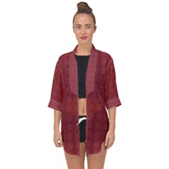 Pattern Background Texture Open Front Chiffon Kimono by Sapixe
