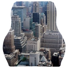 Manhattan New York City Car Seat Velour Cushion  by Sapixe