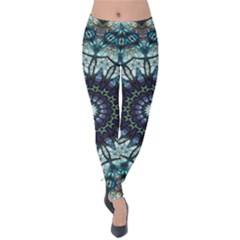 Pattern Abstract Background Art Velvet Leggings by Sapixe