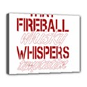 Fireball Whiskey Shirt Solid Letters 2016 Canvas 14  x 11  (Stretched) View1