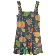 Thanksgiving Pattern Kids  Layered Skirt Swimsuit by Valentinaart