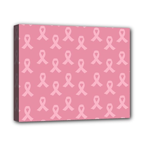 Pink Ribbon - Breast Cancer Awareness Month Canvas 10  X 8  (stretched) by Valentinaart